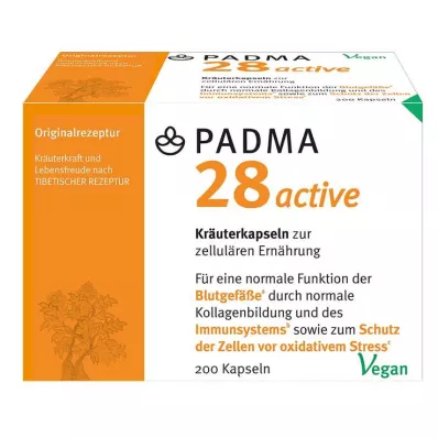 Padma 28 aktīvās kapsulas, 200 gab