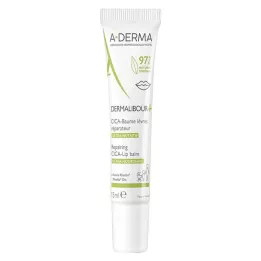 A-DERMA DERMALIBOUR+ CICA Lūpu balzams, 15 ml