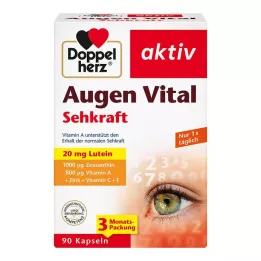 DOPPELHERZ Augen Vital Sehkraft aktiv kapsulas, 90 kapsulas