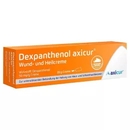 DEXPANTHENOL axicur brūču un brūču dzīšanas krēms 50 mg/g, 20 g