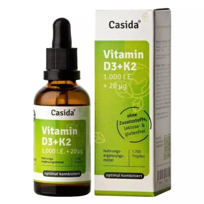 VITAMIN D3 K2 pilieni, 50 ml