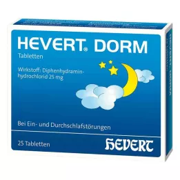 HEVERT DORM Tabletes, 25 gab