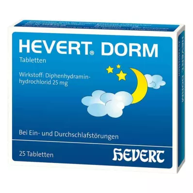 HEVERT DORM Tabletes, 25 gab
