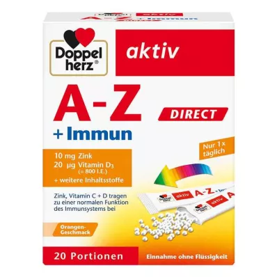 Doppelherz A-Z + Immune Direct granulas, 20 gab