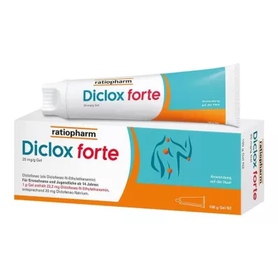 DICLOX forte 20 mg/g gela, 100 g