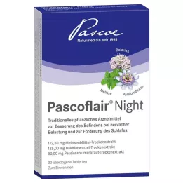 PASCOFLAIR Nakts apvalkotās tabletes, 30 gab