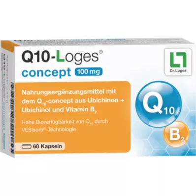 Q10-LOGES koncepts 100 mg kapsulas, 60 gab