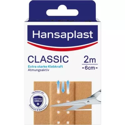 HANSAPLAST Klasiskais ģipsis 6 cmx2 m, 1 gab