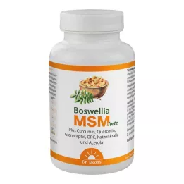 BOSWELLIA MSM forte Dr Jacobs tabletes, 90 gab