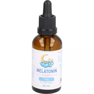 MELATONIN 1 mg/6 pilieni, 50 ml