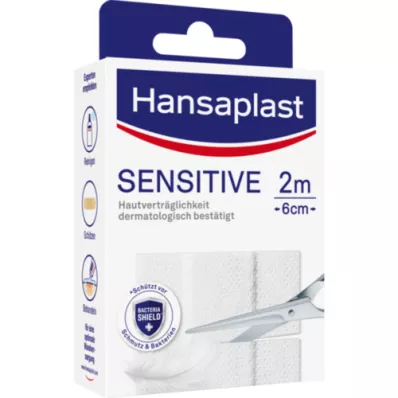 HANSAPLAST Sensitive ģipsis hipoalerģisks 6 cmx2 m, 1 gab