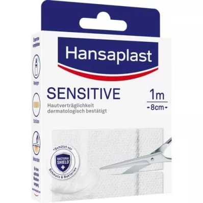 HANSAPLAST Sensitive ģipsis hipoalerģisks 8 cmx1 m, 1 gab