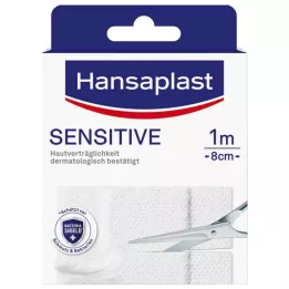 HANSAPLAST Sensitive ģipsis hipoalerģisks 8 cmx1 m, 1 gab