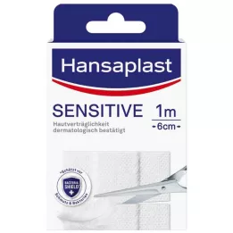 HANSAPLAST Sensitive ģipsis hipoalerģisks 6 cmx1 m, 1 gab