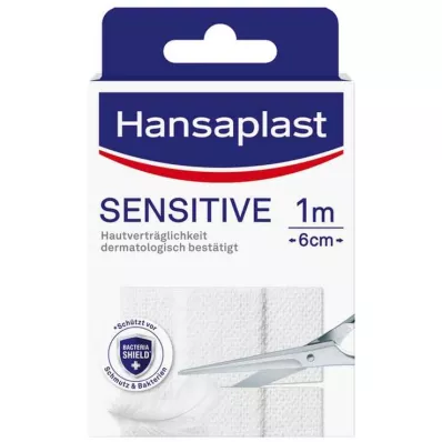 HANSAPLAST Sensitive ģipsis hipoalerģisks 6 cmx1 m, 1 gab