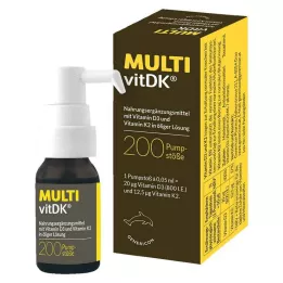 MULTIVITDK D3+K2 vitamīna šķīdums, 10 ml