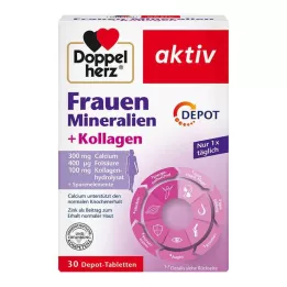 DOPPELHERZ Women Minerals+Collagen Depot tabletes, 30 gab