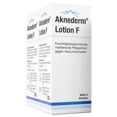 AKNEDERM Losjons F, 2X30 ml