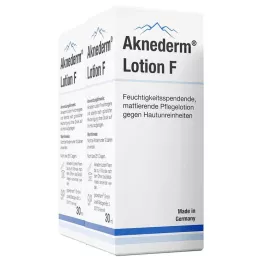 AKNEDERM Losjons F, 2X30 ml