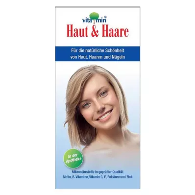 HAUT &amp; HAARE VITAMIN Kapsulas, 30 gab