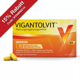 VIGANTOLVIT Imūnās apvalkotās tabletes, 30 gab