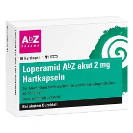 LOPERAMID AbZ akut 2 mg cietās kapsulas, 10 gab