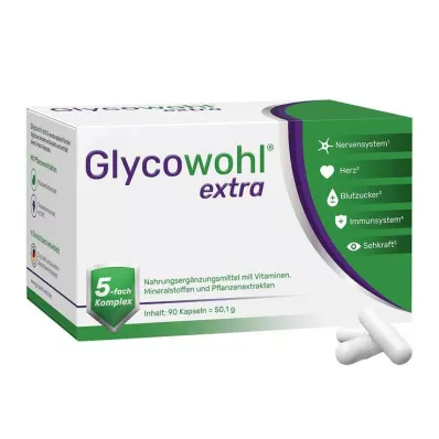 GLYCOWOHL papildu kapsulas, 90 gab GLYCOWOHL papildu kapsulas, 90 gab
