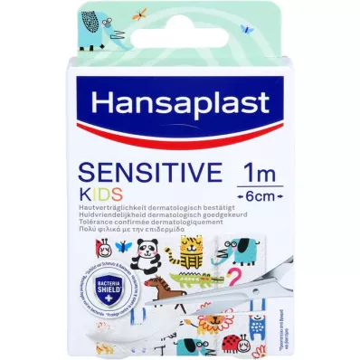 HANSAPLAST Sensitīvs bērnu plāksteris 6 cmx1 m, 1 gab