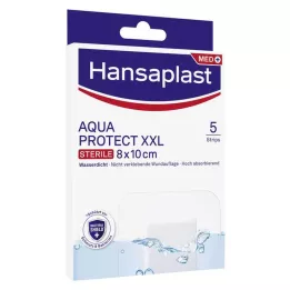 HANSAPLAST Aqua Protect sterils brūču pārsējs 8x10 cm, 5 gab