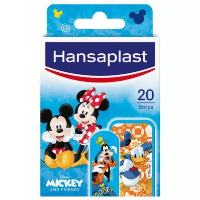 HANSAPLAST Bērnu ģipša sloksnes Mickey &amp; Friends, 20 gab