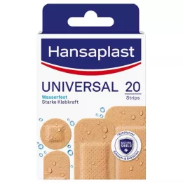 HANSAPLAST Universālās ģipša sloksnes ūdensizturīgas, 20 gab