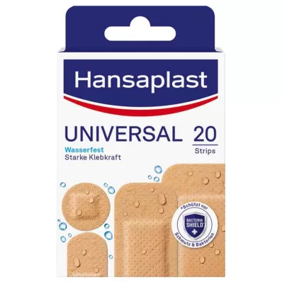 Hansaplast universālās ģipša sloksnes, ūdensizturīgas, 20 gab