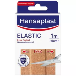 HANSAPLAST Elastīgs plāksteris 6 cmx1 m, 1 gab