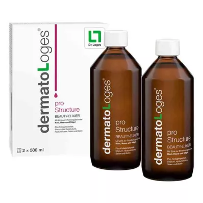 dermatoLoges proStructure - silīcijs, kolagēns un hialuronskābe (2x500 ml) dermatoLoges proStructure - silīcijs, kolagēns un hialuronskābe (2x500 ml)
