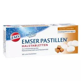 EMSER Pastilas rīkles tabletes sālīta karamele, 30 gab