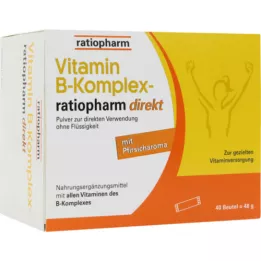 VITAMIN B-KOMPLEX-ratiopharm direct pulveris, 40 gab