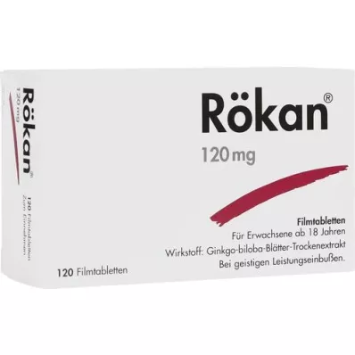 RÖKAN 120 mg apvalkotās tabletes, 120 gab