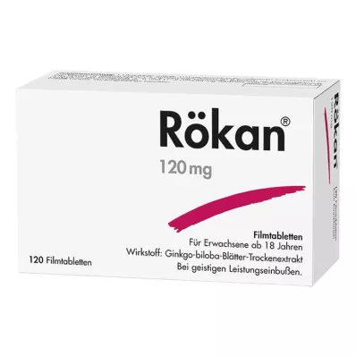 Rökan 120 mg apvalkotās tabletes, 120 gab Rökan 120 mg apvalkotās tabletes, 120 gab
