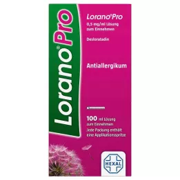 LORANOPRO 0,5 mg/ml perorālais šķīdums, 100 ml