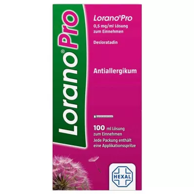 LORANOPRO 0,5 mg/ml perorālais šķīdums, 100 ml