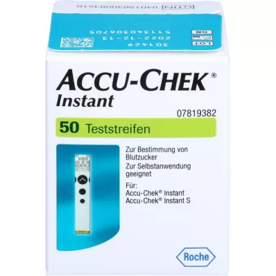 ACCU-CHEK Tūlītējās testa sloksnes, 1X50 gab