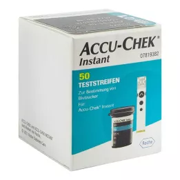ACCU-CHEK Tūlītējās testa sloksnes, 1X50 gab