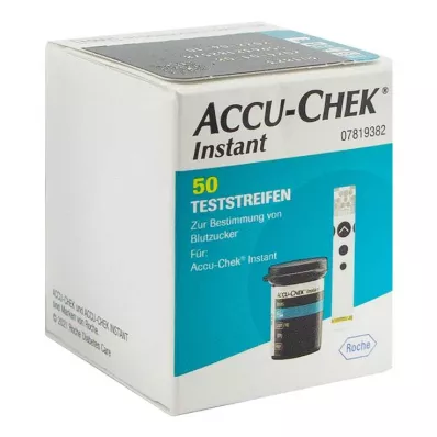ACCU-CHEK Tūlītējās testa sloksnes, 1X50 gab ACCU-CHEK Tūlītējās testa sloksnes, 1X50 gab