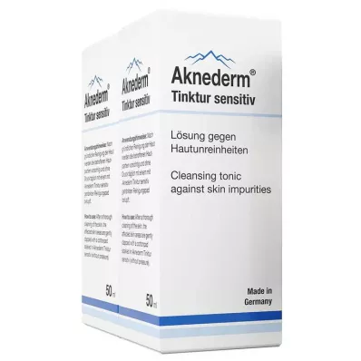 AKNEDERM Tinktūra jutīga, 2X50 ml AKNEDERM Tinktūra jutīga, 2X50 ml