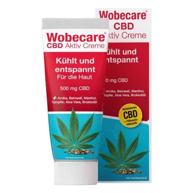 WOBECARE CBD Aktīvais krēms, 100 ml WOBECARE CBD Aktīvais krēms, 100 ml