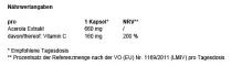 Instructions for use for C vitamīna 160 mg acerola ekstrakta tīras vegānas kapsulas, 180 gab - 5