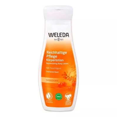 WELEDA Smiltsērkšķiem bagāts kopjošs ķermeņa losjons, 200 ml WELEDA Smiltsērkšķiem bagāts kopjošs ķermeņa losjons, 200 ml