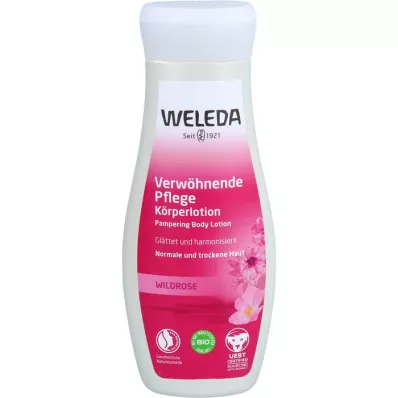 WELEDA Savvaļas rožu kopjošais ķermeņa losjons, 200 ml