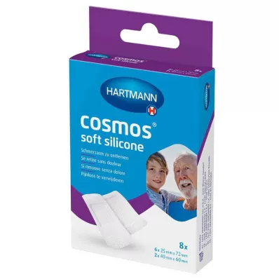 cosmos® mīkstie silikona apmetumi 2 izmēri, 8 gab cosmos® mīkstie silikona apmetumi 2 izmēri, 8 gab