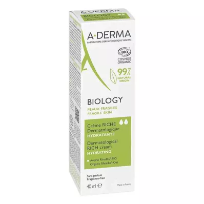 A-DERMA Bioloģiskais krēms, bagātīgs dermatoloģiskais, 40 ml A-DERMA Bioloģiskais krēms, bagātīgs dermatoloģiskais, 40 ml